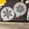 Large Crystal Snowflakes Cake Stencil #3 | C744 by Designer Stencils | Cake Decorating Tools |